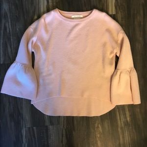 Zara Fancy Collection knitwear light pink sweater